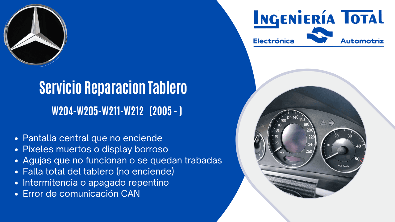 Reparacion Tablero Instrumentos