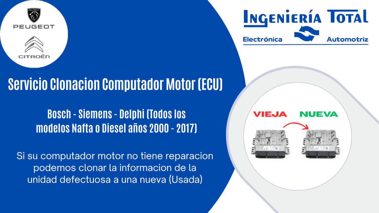 Servicio Clonacion ECU Motor image