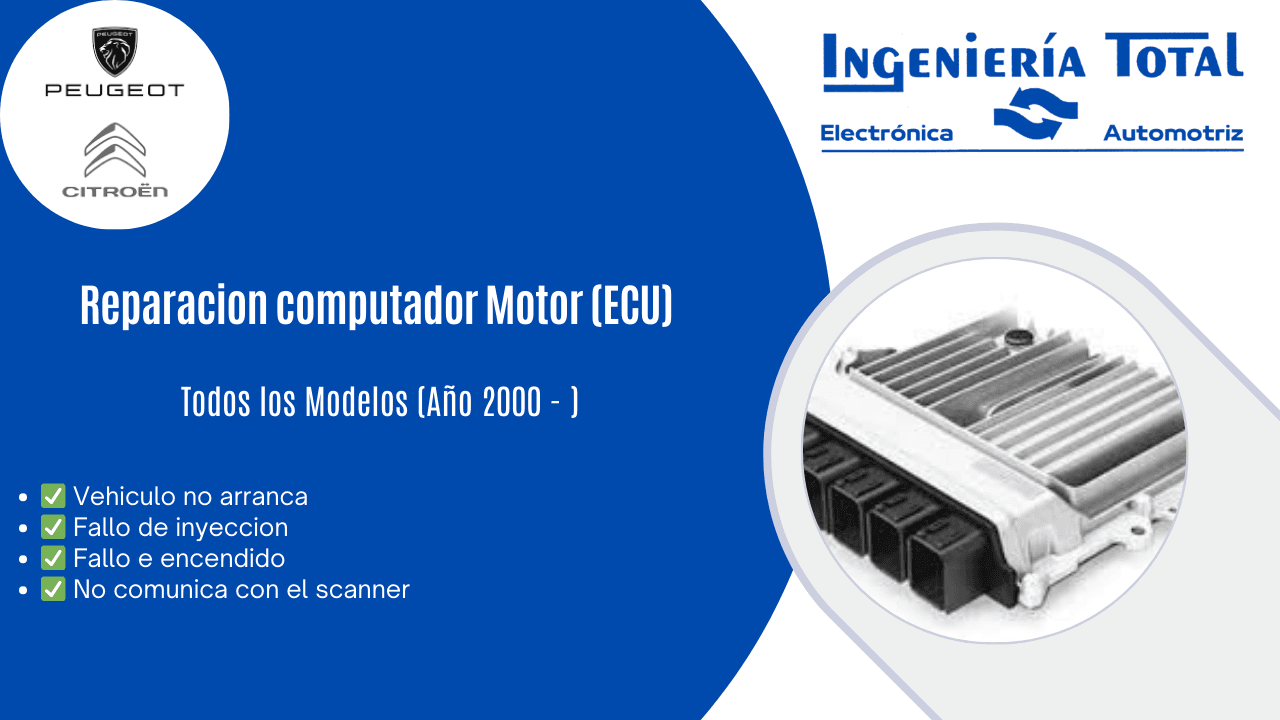 Reparacion Computadora Motor (ECU) image